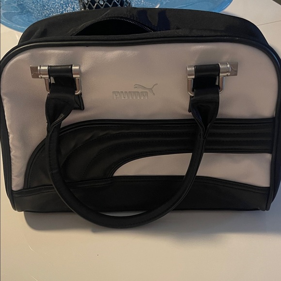PUMA Black and Cream Duffel Bag - Picture 1 of 5